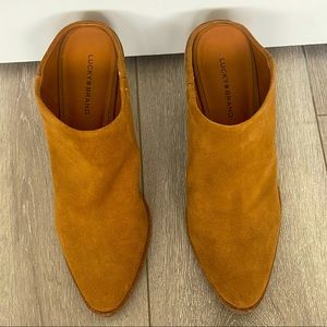 Lucky Brand - Camel Suede Sebiki Mule